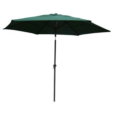 INTERNATIONAL CARAVAN YF-1104-2.5M and FG Outdoor 8 Foot Aluminum Umbrella Forest Green YF-1104-2.5M/FG